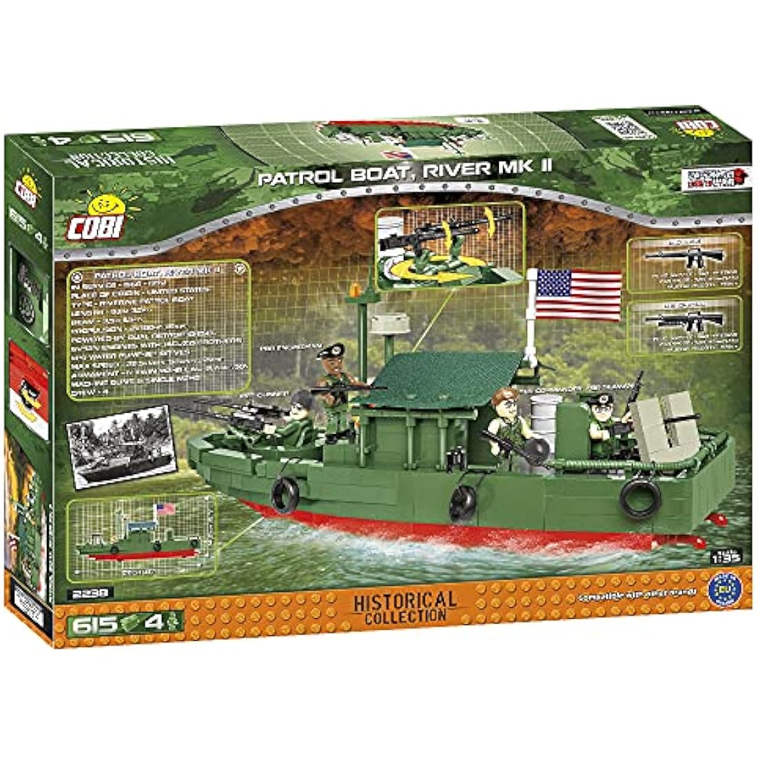 COBI Patrol Boat, River MK II, Green