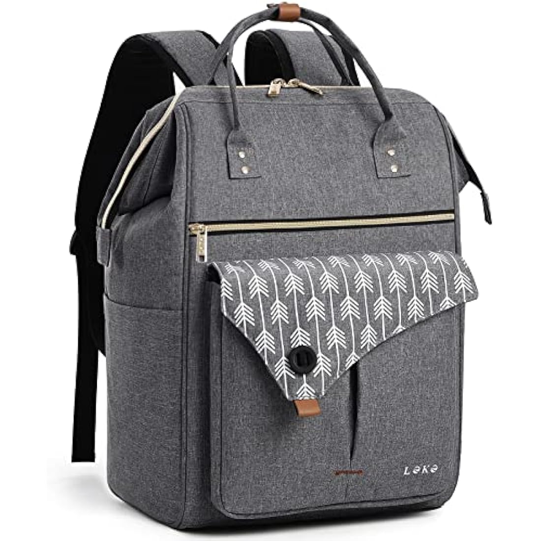Lekesky Backpack Womens Travel Backpack Extra Large Rucksack Bag for Women Men,17.3" Backpack,Grey