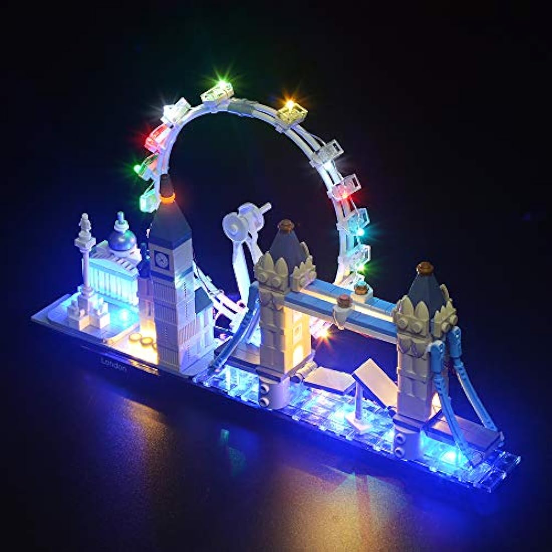 BRIKSMAX Led Lighting Kit for Architecture London Skyline Collection-Compatible with Lego 21034 Building Blocks Model- Not Include the Lego Set