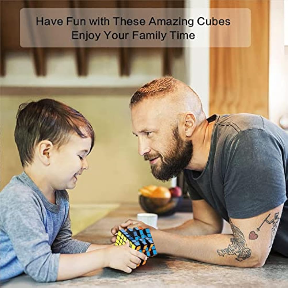 ROXENDA Speed Cube, Original Speed Cube Super-Durable Sticker with Vivid Colors (6x6x6)