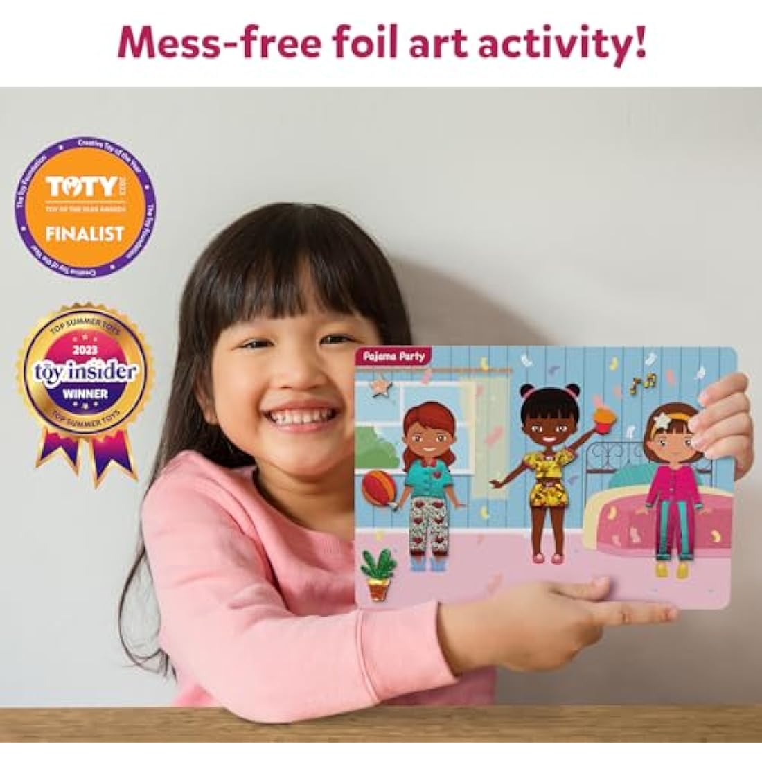 Skillmatics Foil Fun - Dress Up, No Mess Art for Kids, Craft Kits & Supplies, DIY Creative Activity, Travel Toys, Gifts for Girls & Boys Ages 4, 5, 6, 7, 8, 9, Travel Toys