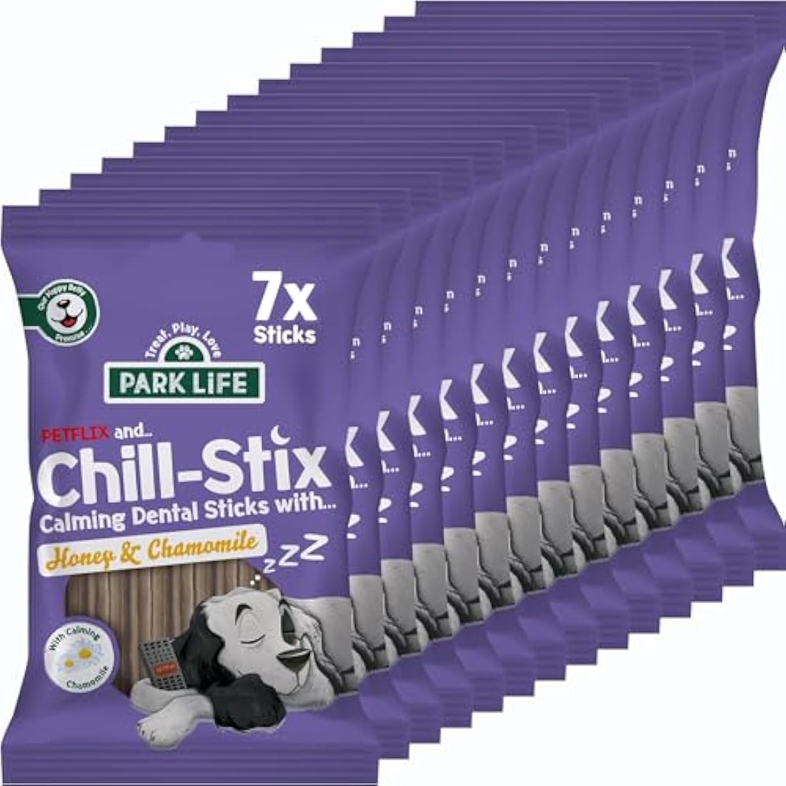 PARK LiFE - Chill-Stix Honey & Chamomile, 7 Medium Sticks, 14 x 180g Packs