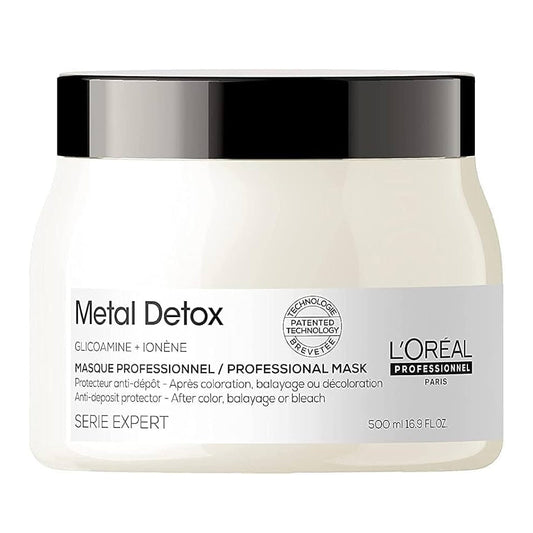 L'Oréal Professionnel Serié Expert Metal Detox Anti-Deposit Protector & Shine-Enhancing Hair Mask for All Hair Types 500 ml/16.91 oz