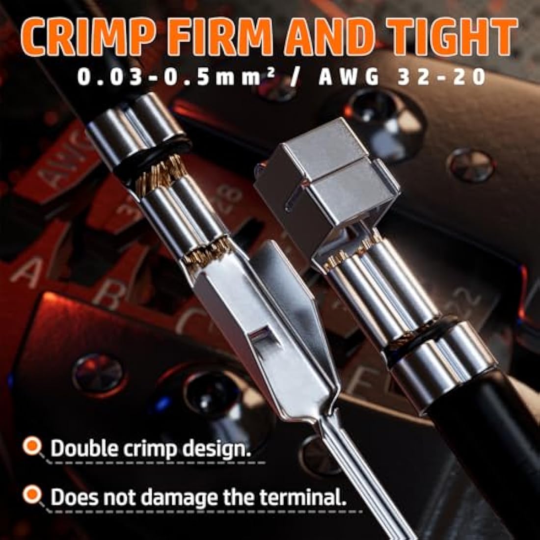 PEBA Crimping Pliers Connector Set- 18 Styles JST-XH 2.5mm Connectors and Crimp Pins Assortment Kit, JST Crimping Pliers 0.03-0.5mm²/AWG 32-20 for JST(XH/SM/PH/SYP), Dupont Connectors