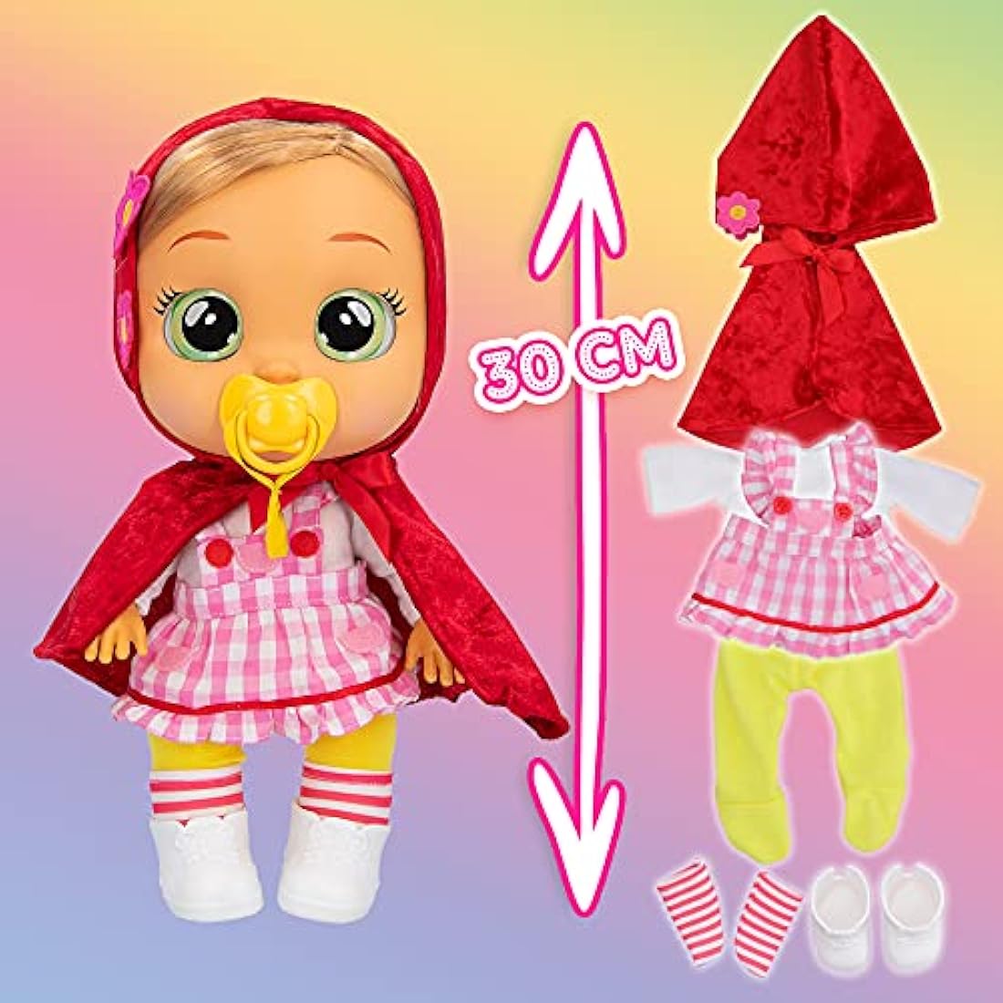 Bebés Llorones 81949IMAZ Scarlet Baby Doll