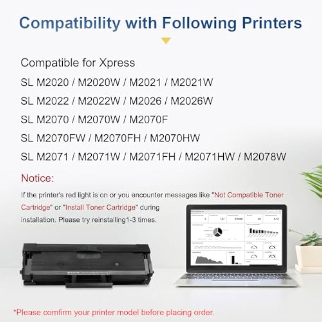 SMARTOMI D111S D111L Compatible Toner Cartridge Replacement for Samsung MLT-D111S MLTD111S for Xpress M2026W M2026 M2070W M2070 M2020 M2020W M2022W M2022 M2070FW M2070F M2078W M2078 (Black, 4 Pack)