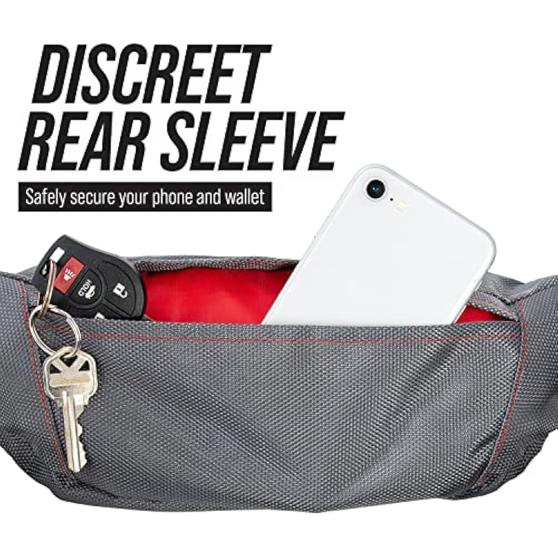 Leash Boss Dog Treat Pouch for Training | Dog Treat Fanny Pack for Walking, Running, Hiking | Portable Kibble Snack Container for Pets | 3 Pack, Grey, 168g