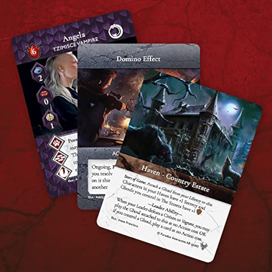 Renegade Game Studios Vampire: The Masquerade – Rivals Expandable Card Game | The Dragon and The Rogue | Deck Construction | World of Darkness English