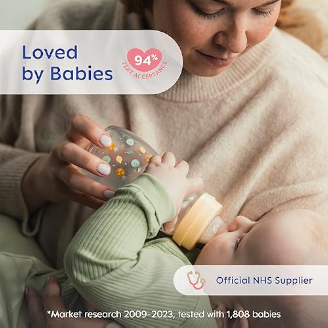 MAM Teats Size 2 | 4 Pack | Medium Flow | Fits All MAM Bottles | Suitable from 2+ Months | Made from SkinSoft Silicone | Baby Accessories for Newborn