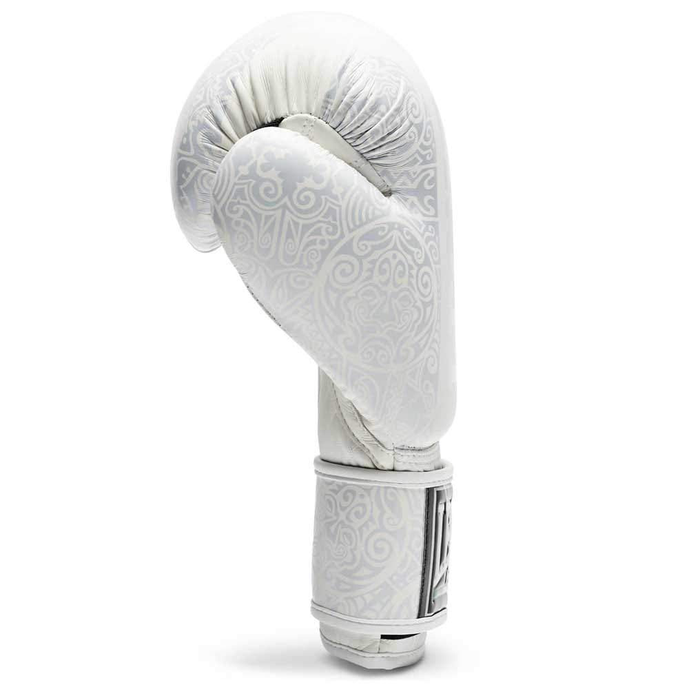 LEONE 1947, Maori Boxing Gloves, Unisex Adult, White, 10 OZ M, GN070