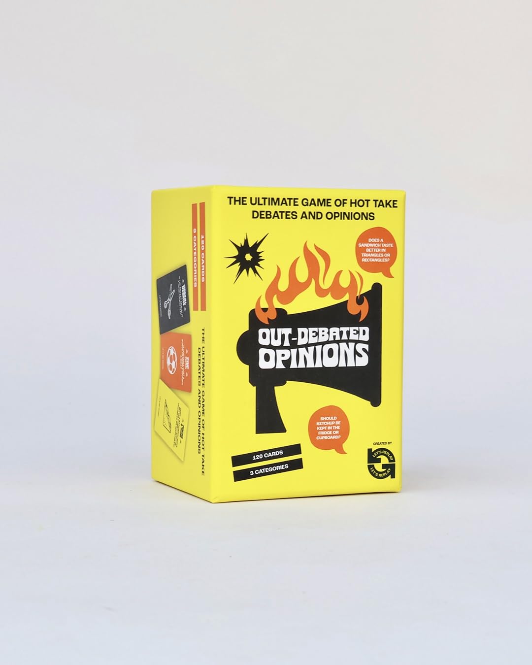 Let's Replay Family Edition Debate Game ? 120 Fun Icebreaker Conversation Cards for Adults, Teens & Kids | Debate & Party Game Night Gift for Men