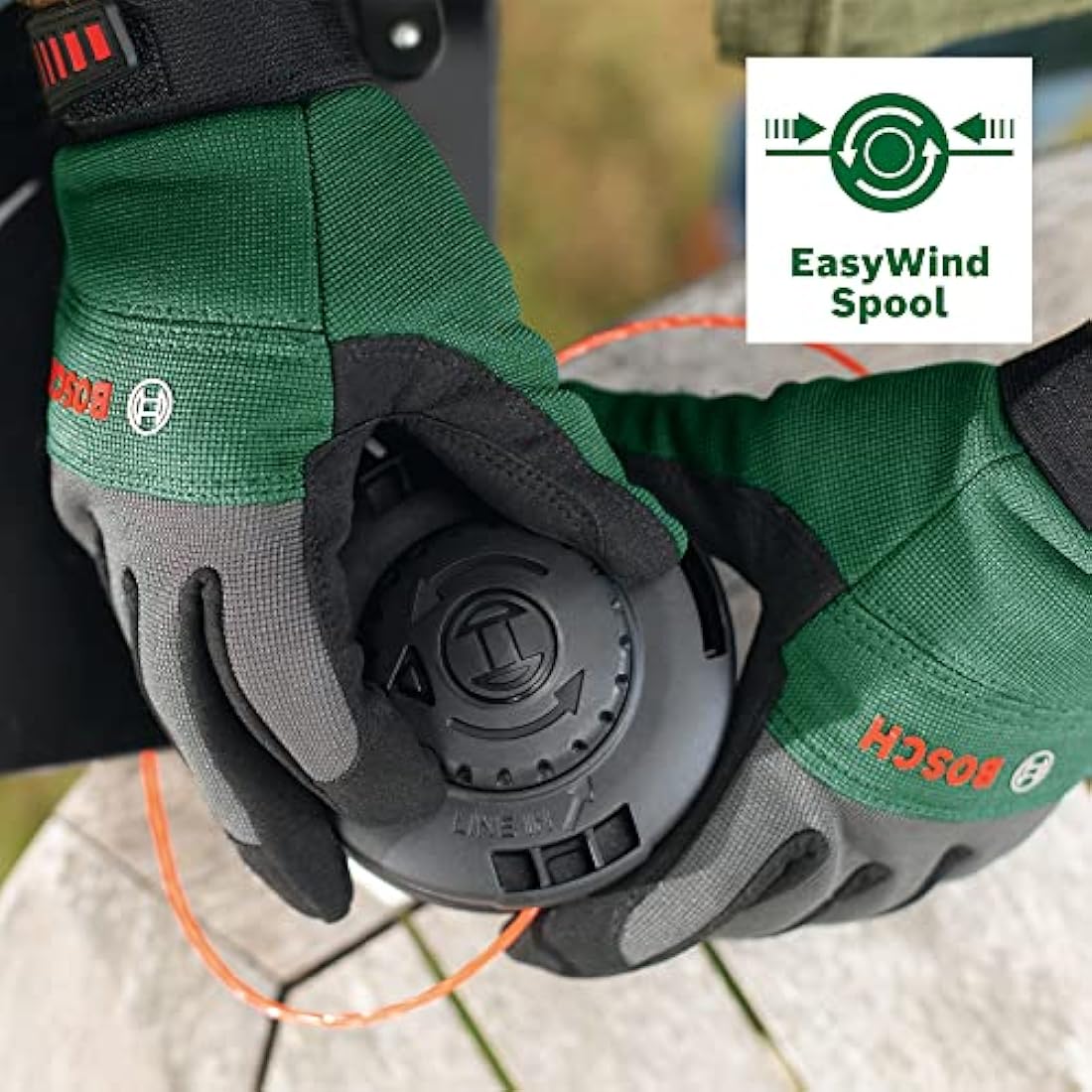 Bosch Cordless Grass Trimmer AdvancedGrassCut 36V-33 (Without Battery, 36 Volt System, Brushless Motor, Cutting Diameter: 33 cm, for Heavier-Duty Trimming, in Carton Packaging)