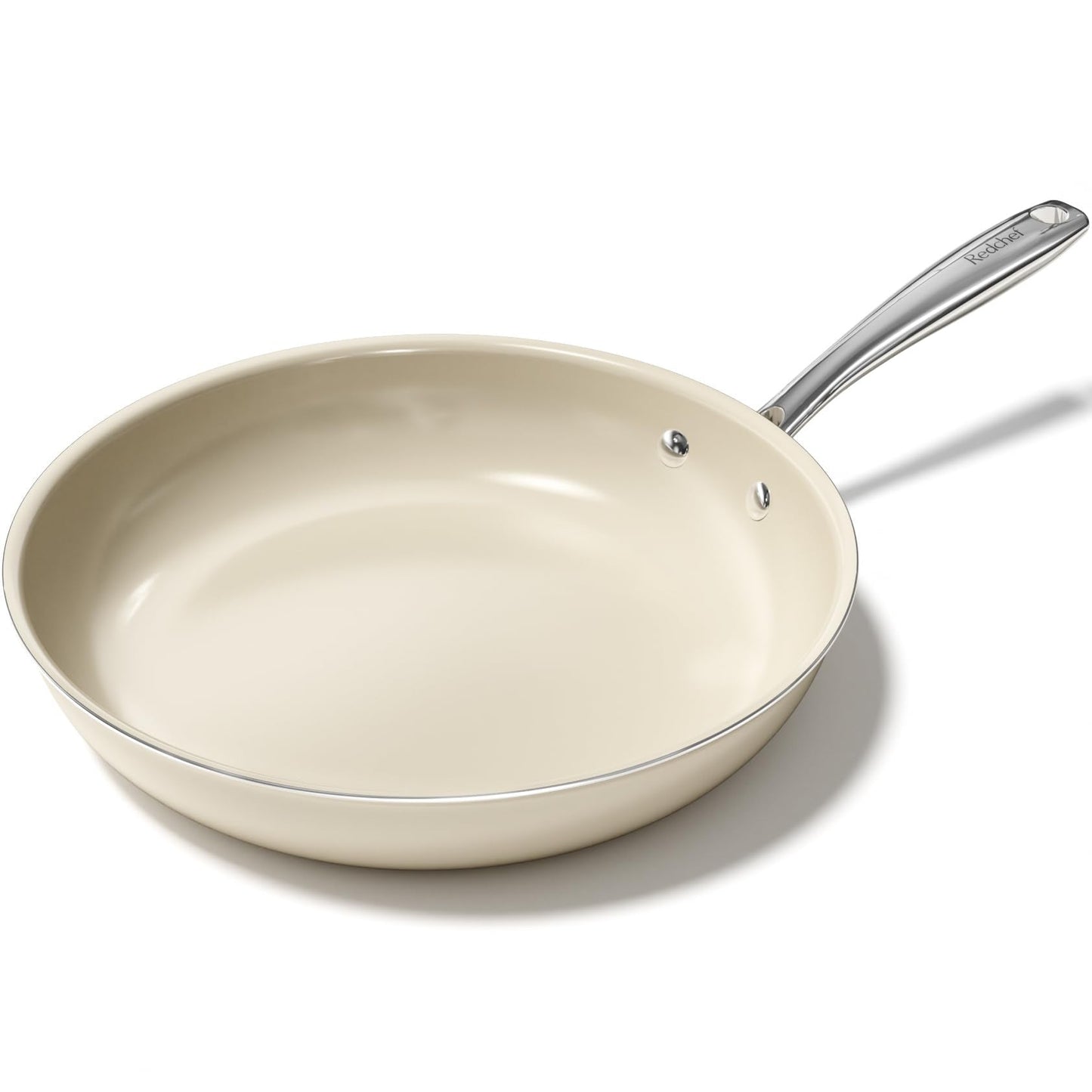Redchef Nonstick Frying Pan Skillet 28cm, Ceramic Non-Stick Saute Pans, 11 inch Cooking Pan with Stay Cool Handle, All Stovetops (Gas, Electric &