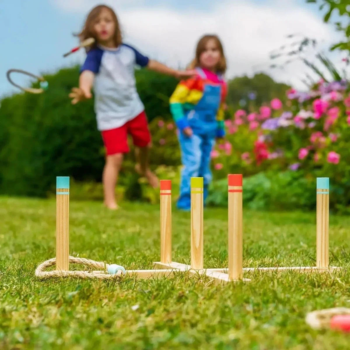 TP Wooden Ring Toss Game