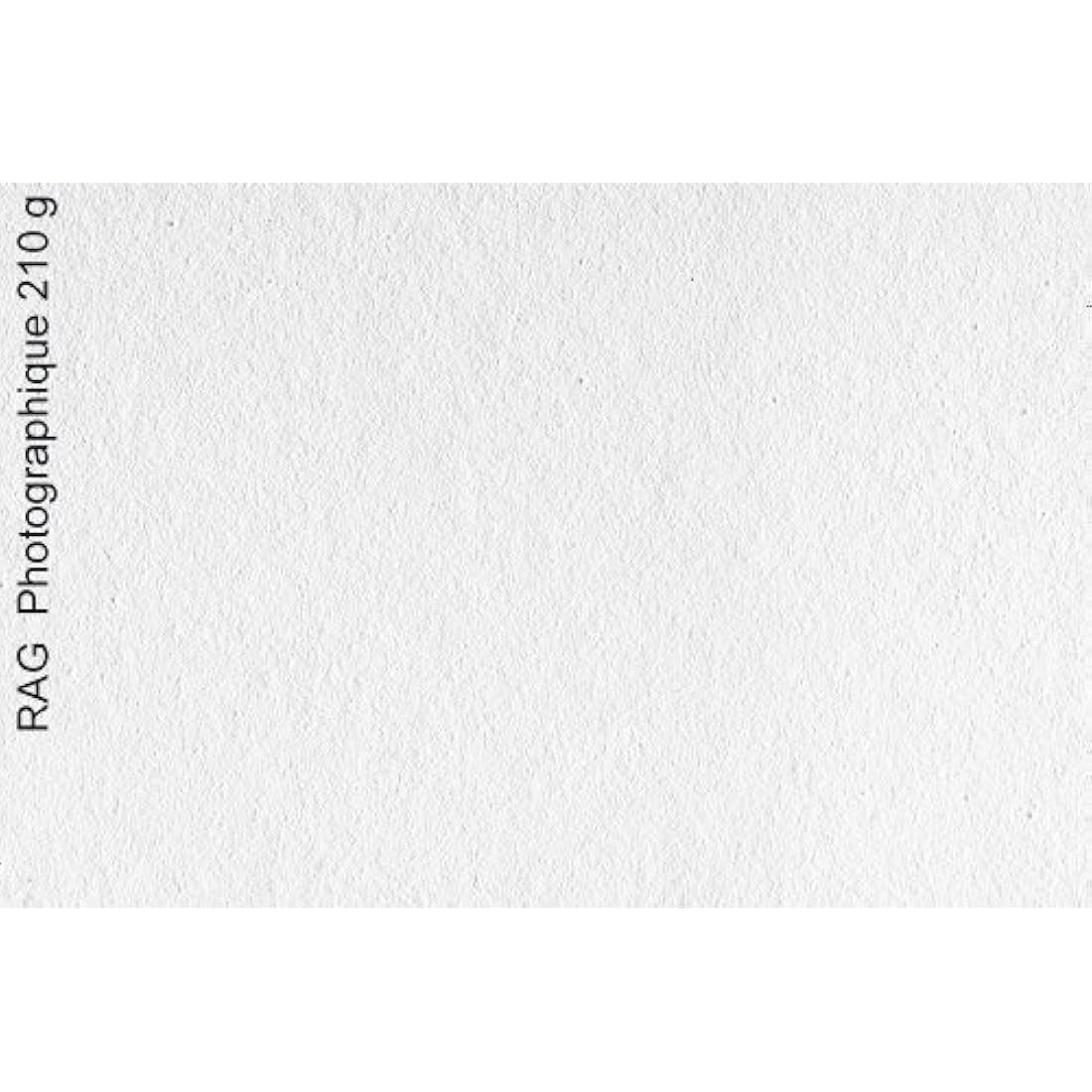CANSON Infinity Rag Photographique Ultra Smooth 210gsm A4 Paper, Digital Fine Art Reproduction, 25 Pure White Sheets, Ideal for Professional Photographers
