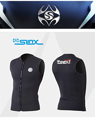 PAWHITS Wetsuit Top 3mm Neoprene Thermal Sleeveless Swimming Tops for Men Women Dive & Swim Vest for Surfing Sailing Slimming Sauna Workout