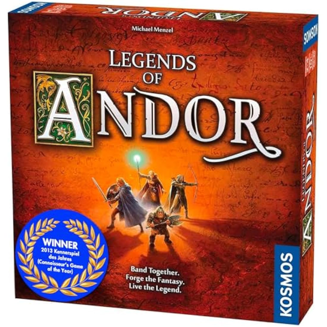 Thames & Kosmos- Legends of Andor: The Base Game|Cooperative Strategy Game | 2-4 players | Ages 10+