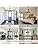 ASHUAQI Black Chandelier, 4 Lights Chandeliers Ceiling Light, Rustic Farmhouse Wagon Wheel Chandelier, Industrial Pendant Light Fitting Ceiling Lights for Living Room Dining Room Kitchen Bedroom Hall
