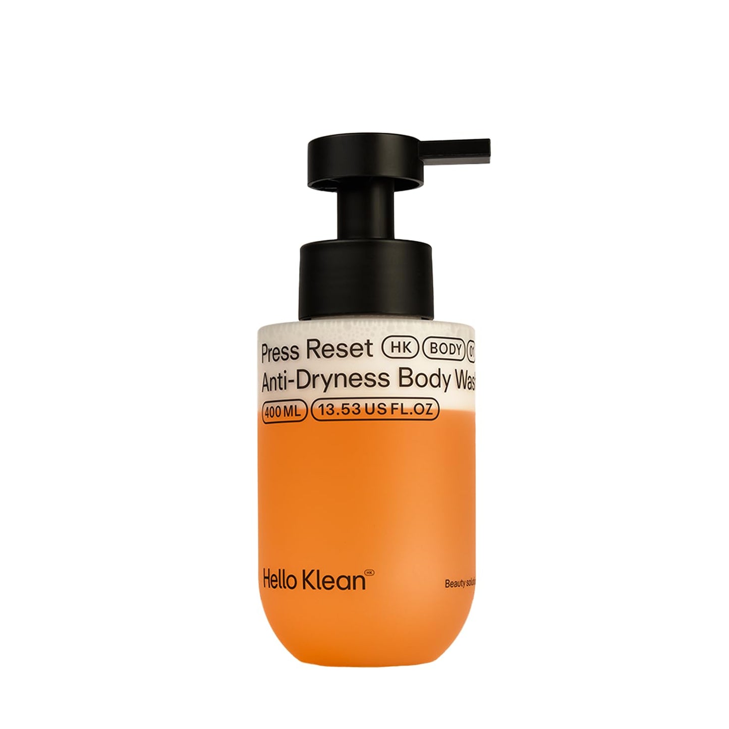 Hello Klean Press Reset Anti-Dryness Body Wash - Bi-Phase Cleanser Deeply Cleans & Removes Hard Water Residue - Instant Relief for Dry Skin with an
