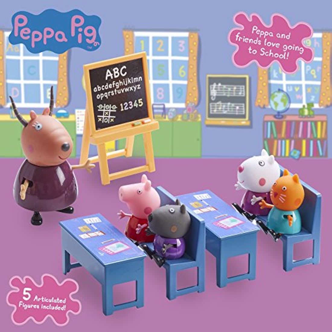 Peppa Pig 0416012 Toy Classroom, Multicoloured