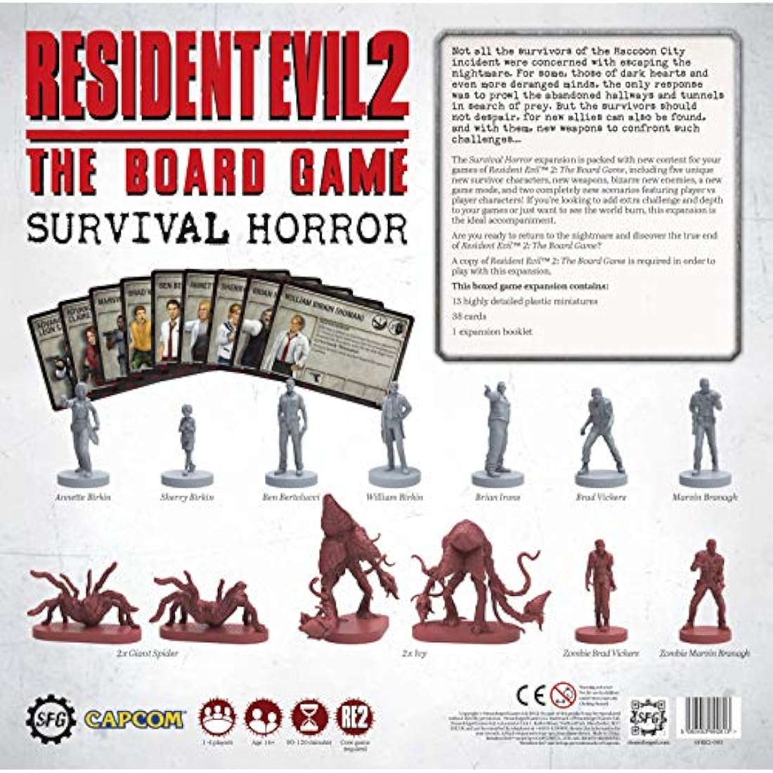 Resident Evil 2 The Board Game: Survival Horror Expansion