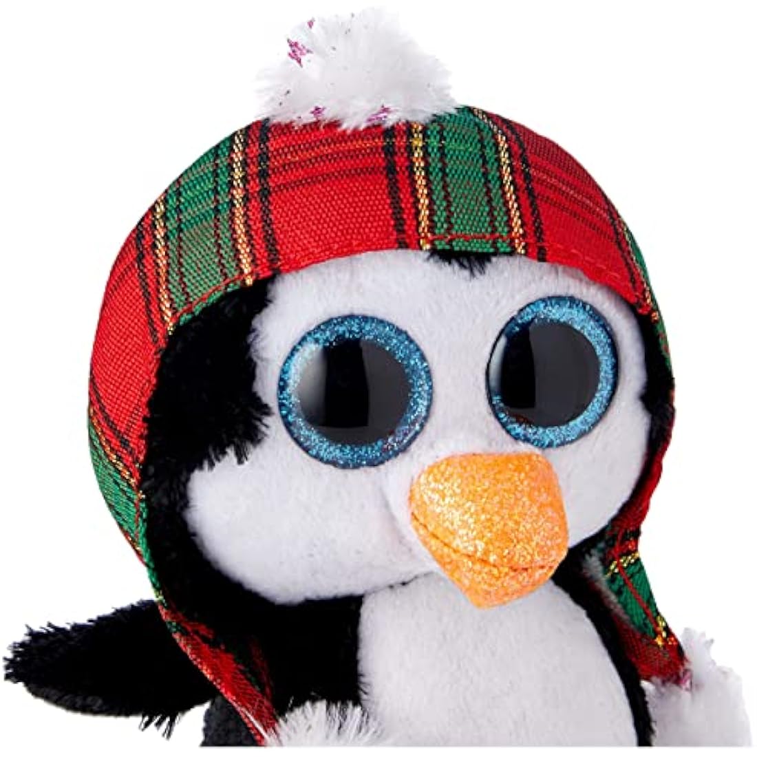 Ty UK Ltd 2008092 Beanie Boos Cheer Penguin Xmas 2020-Boo-Reg Plush Animal, Multicolor