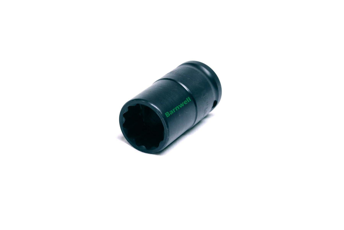 Barnwell 21mm Bi-Hex Impact Scaffold Socket 1/2" Drive 52mm Long for Ratchet Gun