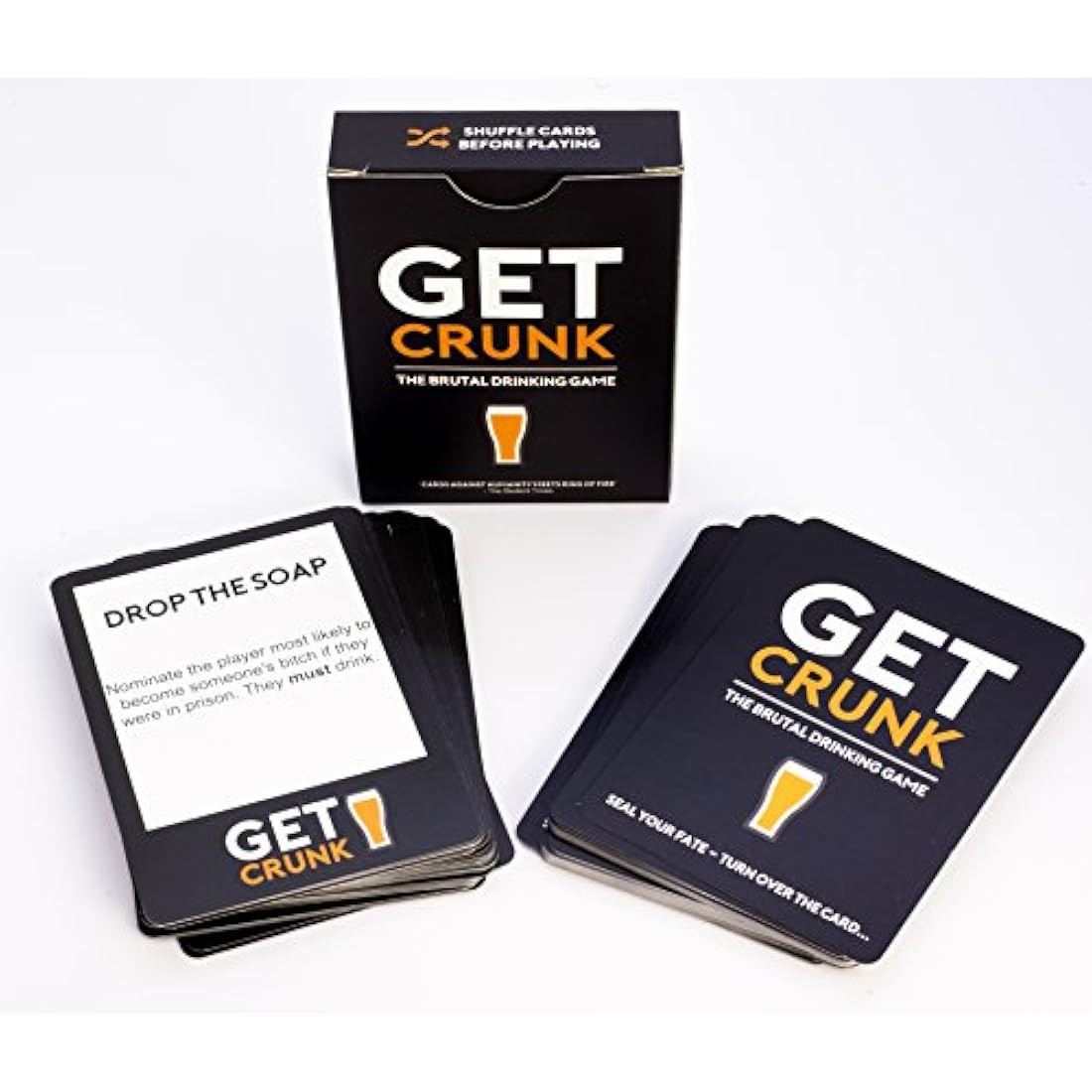 Get Crunk - The Brutal Card Drinking Game for Students, Pre Drinks, Stag & Hen Parties. You will be abused!