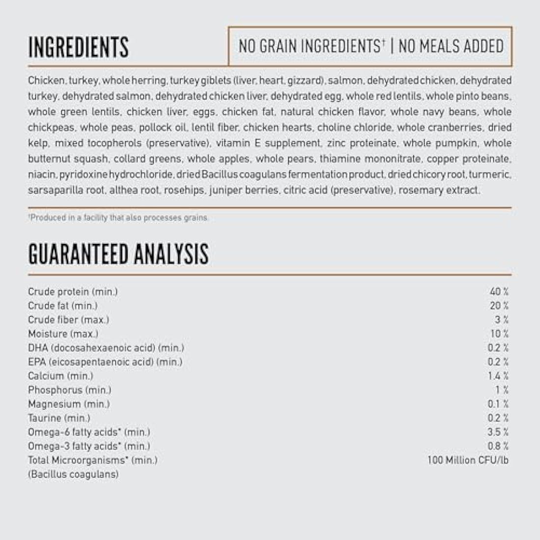 ORIJEN Dry Cat Food, Grain-Free, Fresh and Raw Animal Ingredients