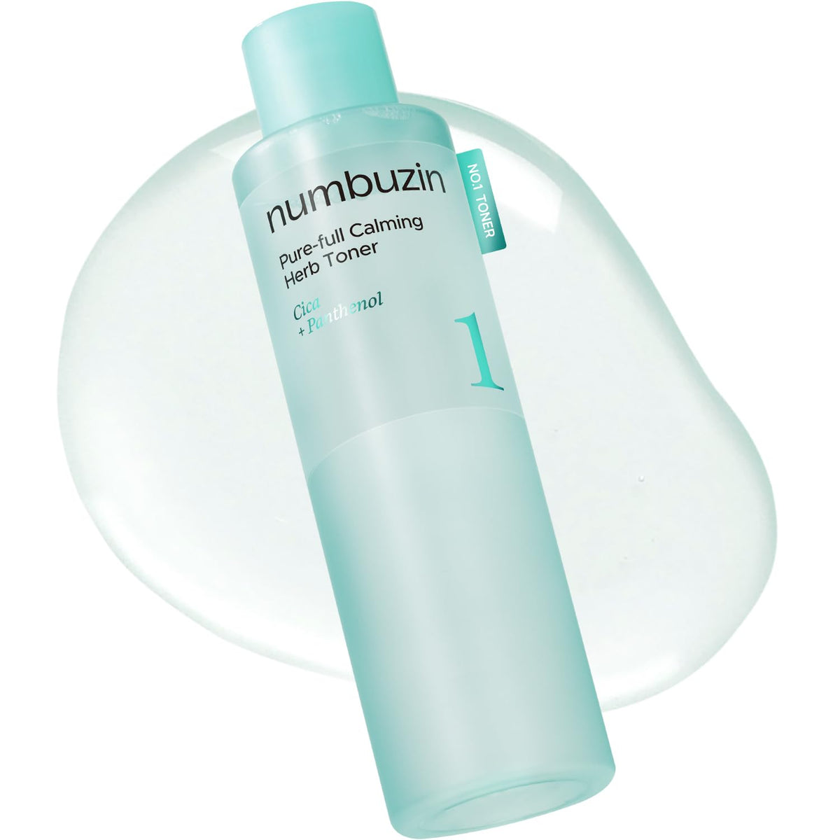 numbuzin No.1 Toner | Pure-Full Calming Herb Toner | Breakouts, Redness, Excess Oil Control | Centella Asiatica, Heartleaf, Licorice Root |