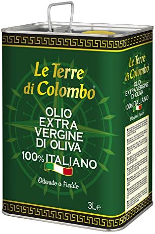 Le Terre di Colombo – 100% Italian Extra Virgin Olive Oil - Tin - 3 L