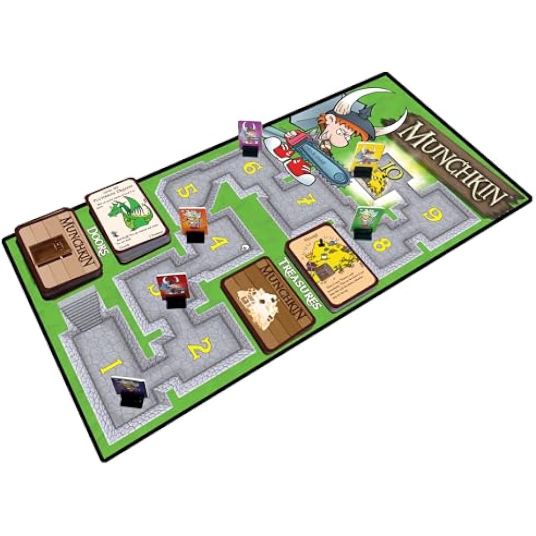 Steve Jackson Games | Munchkin: Deluxe | Board Game | Ages 14+ | 1-4 Players | 30-120 Minute Playing Time