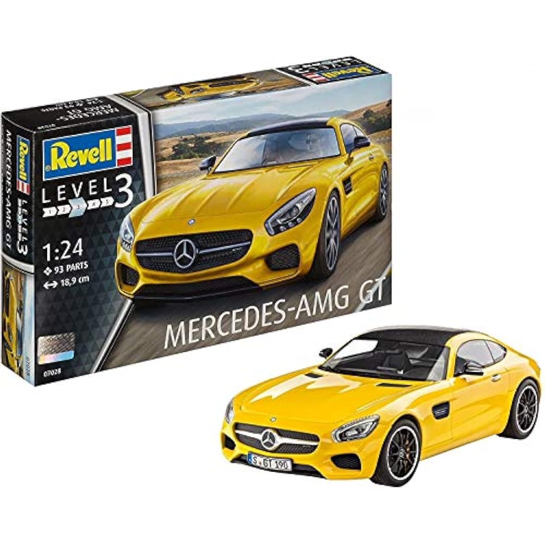 Revell 07028 Mercedes-AMG GT 1:24 Scale Unbuilt/Unpainted Plastic Model Kit