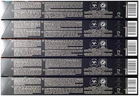 Nespresso World Explorations Pack: Envivo, Fortissio, Linizio, Shanghai, Buenos Aires Lungo - 50 Capsules