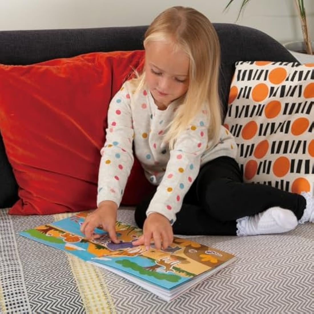 Galt Toys, Reusable Sticker Book - Animals, Sticker Books, Ages 3 Years Plus