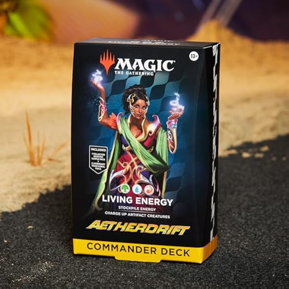 Magic: The Gathering Aetherdrift Commander Deck - Living Energy, Green/Blue/Red