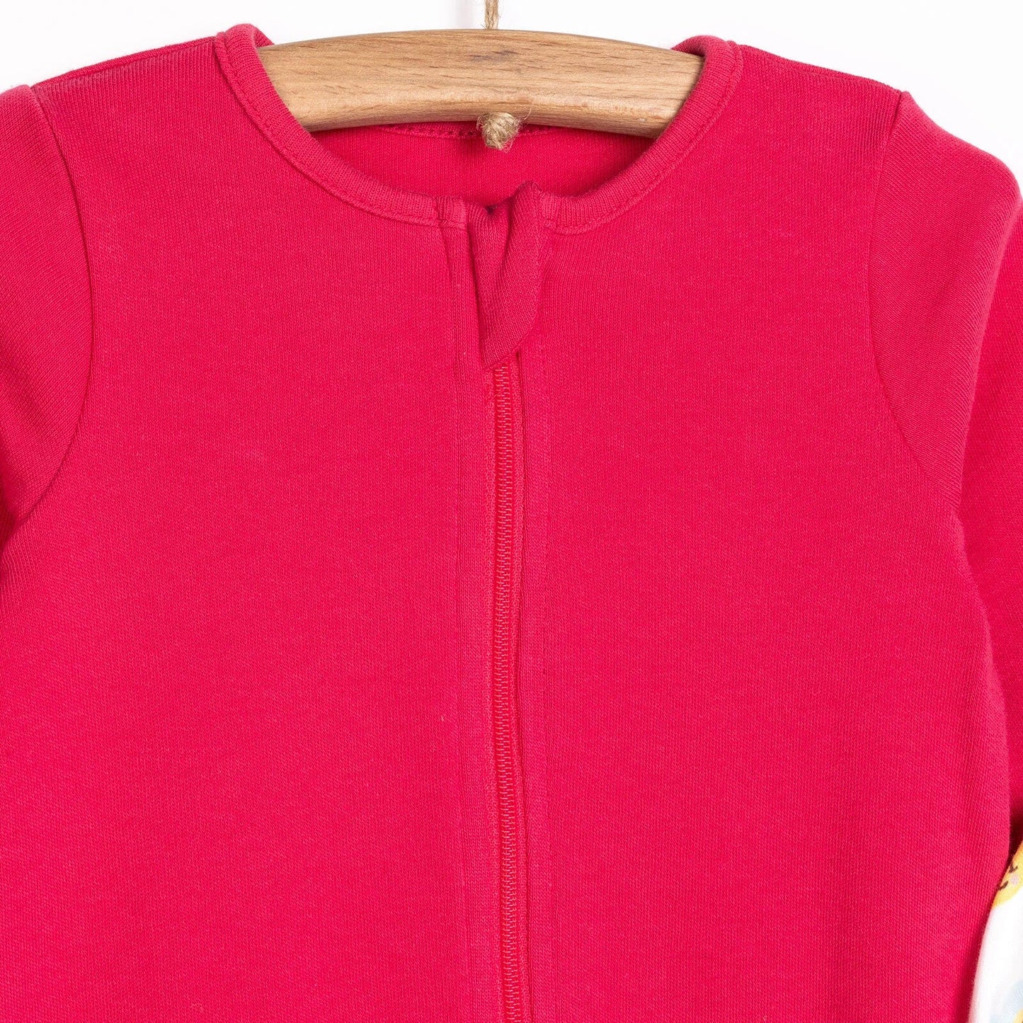 HelloBaby Newborn Footed Romper - Pink