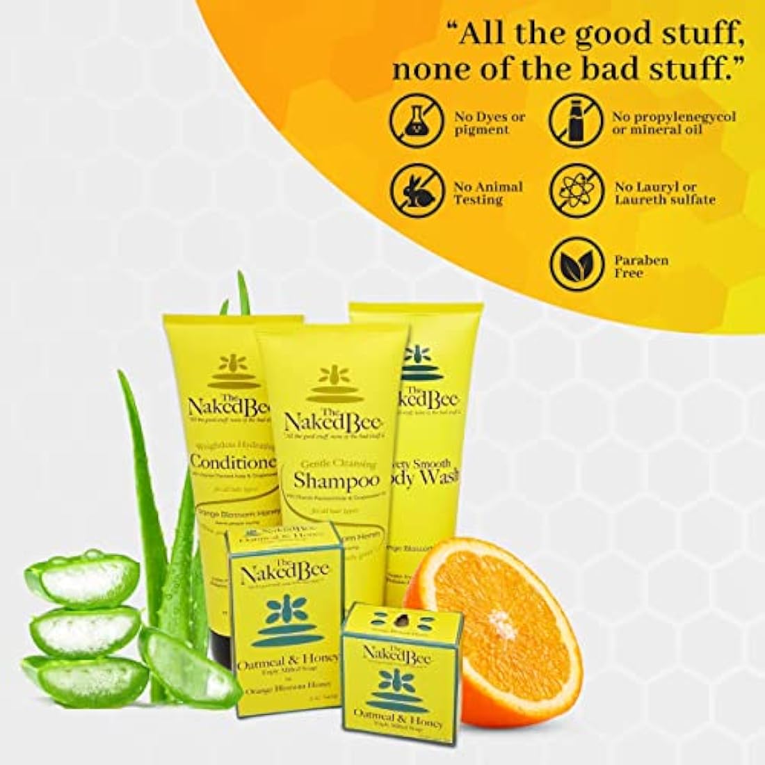 The Naked Bee Orange Blossom Hand & Feet Gift Set. Serious Repair Hand Cream & Restoration Foot Balm. Pamper Gifts for Women. Moisturising Hand & Foot Skin Care Set. Feet Balm & Hand Cream Gift Set.