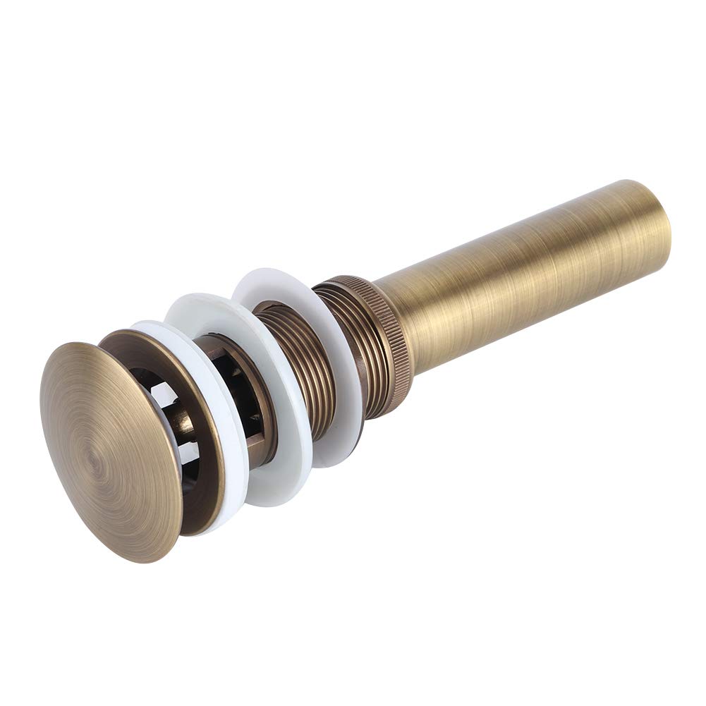 Basin Drain Stopper 40 to 45mm Mounting Hole Popup Drain for Sink Drains