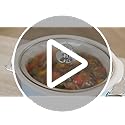 Swan SF17021CN Retro Slow Cooker with 3 Temperature Settings, Keep Warm Function, 3.5L, 200W, Retro Cream