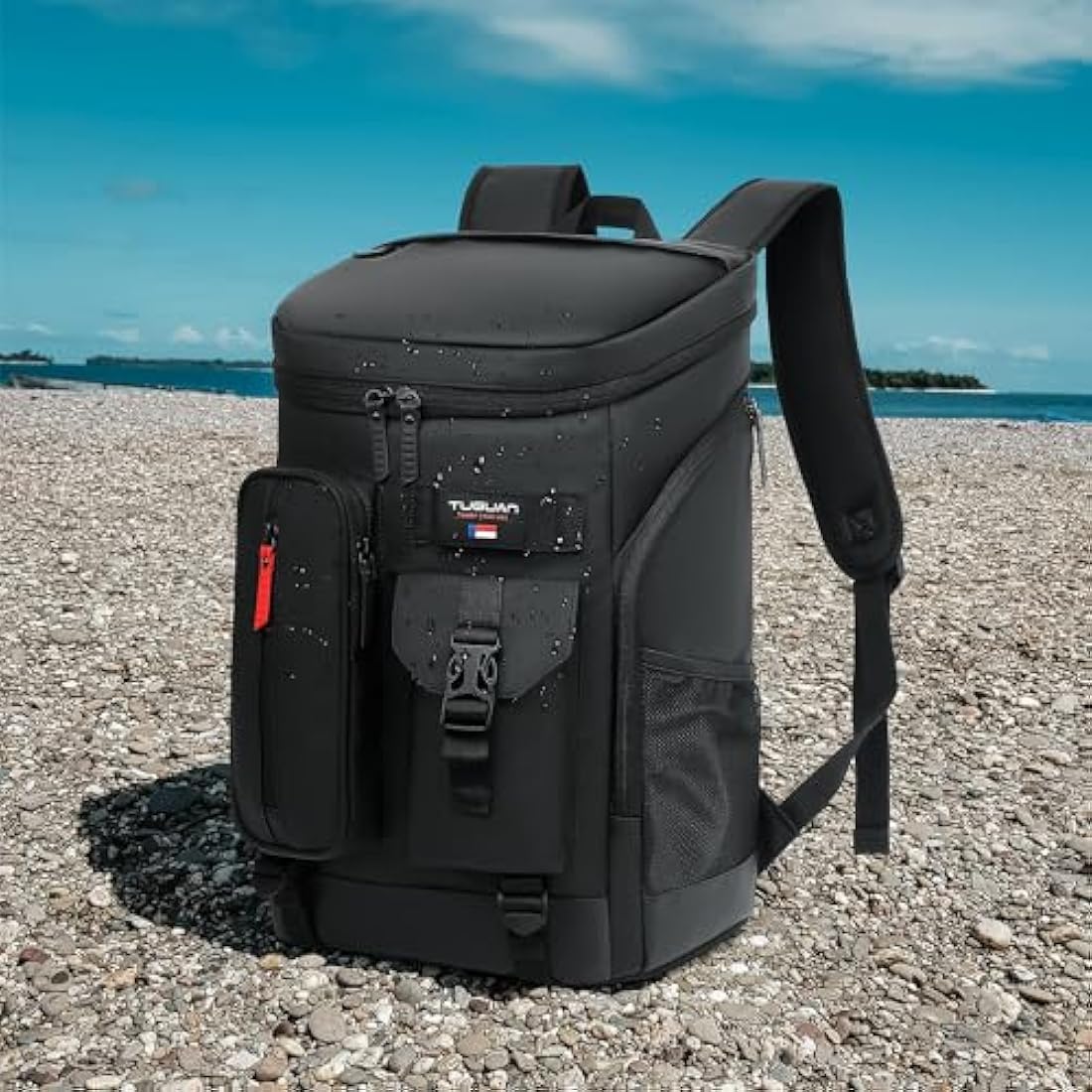TUGUAN 30L Cooler Backpack 36 Cans Insulated Cool Bag Rucksack Leak Proof Picnic Backpack Men for Lunch Work Thermal Rucksack Women for Travel Camping Beach