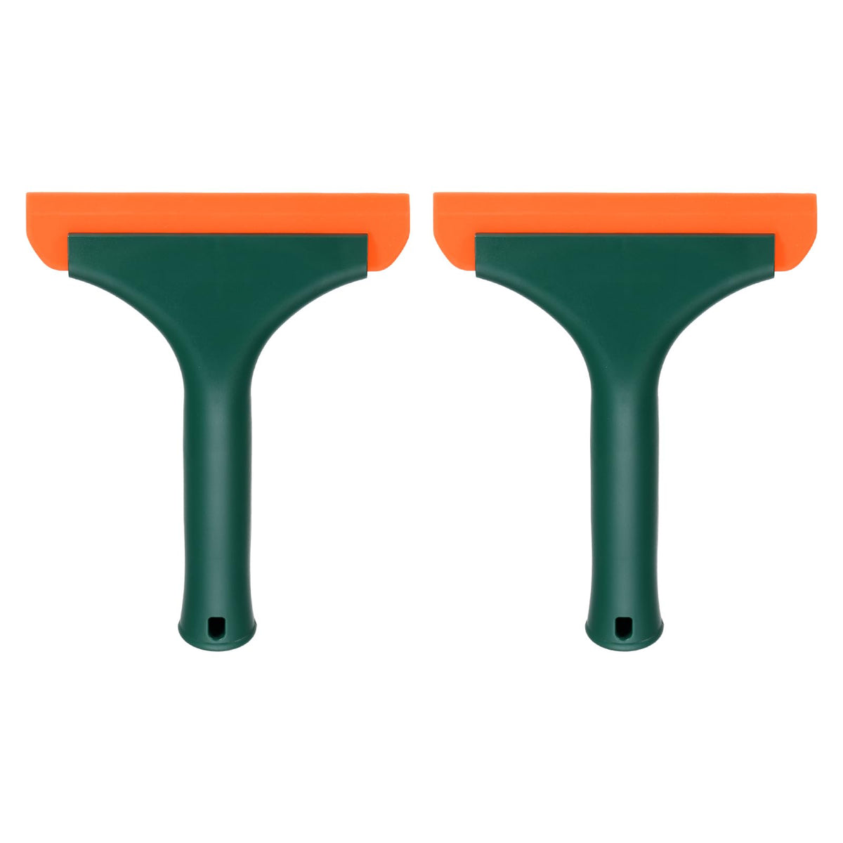 sourcing map 2Pcs 6 Inch Shower Squeegee for Glass Doors, All-Purpose Bath Squeegee with Handle for Bathroom Window Mirror Car Glass, Dark