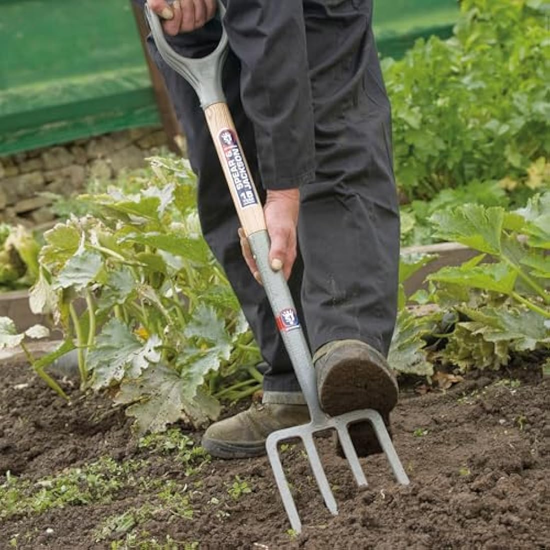 Spear & Jackson 1680NB Neverbend Carbon Digging Fork, 99.5 x 20.5 x 10 cm