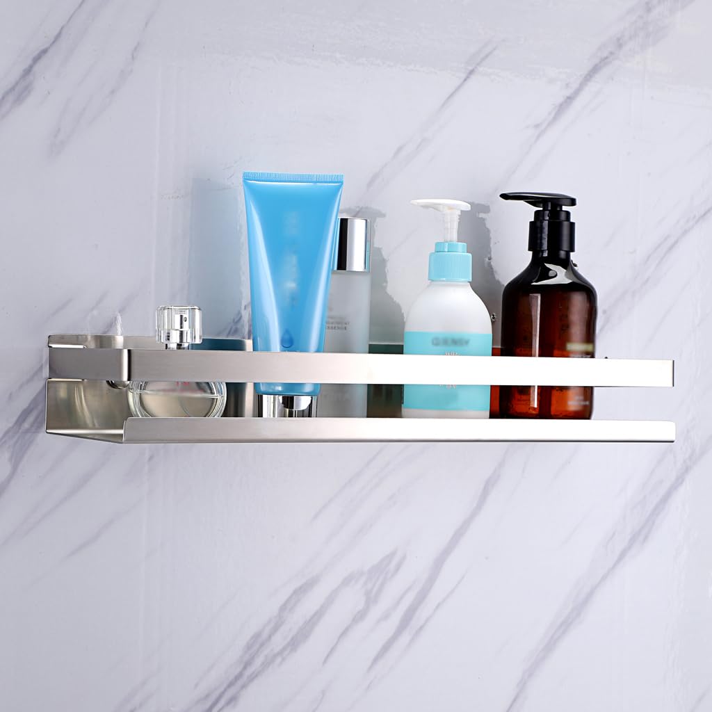 OwnMy Bathroom Shower Shelf Stainless Steel Bath Kitchen Basket Shower Caddy Rack