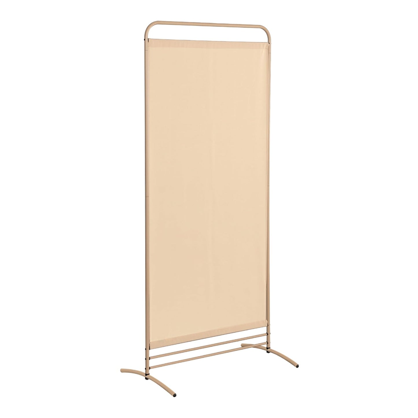 Angel Living 1 Panel Room Divider, Privacy Screen Composed of Polyester Fabric and Sturdy Iron Frame