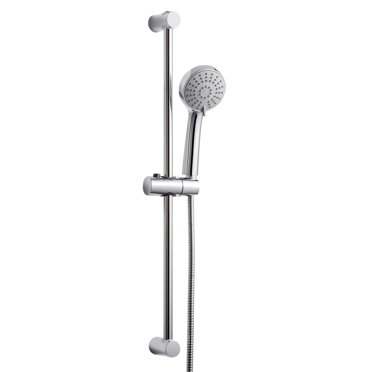 OFFO Shower Riser Kit, Shower Slide Bar with 3 Modes Shower Head, 1.6m Stainless Steel Hose,Adjustable 60cm Riser Rail and Handheld Showerhead,Rail