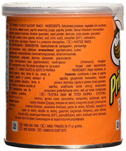 Pringles Cheese and Onion Crisps 190 g (Pack of 18)