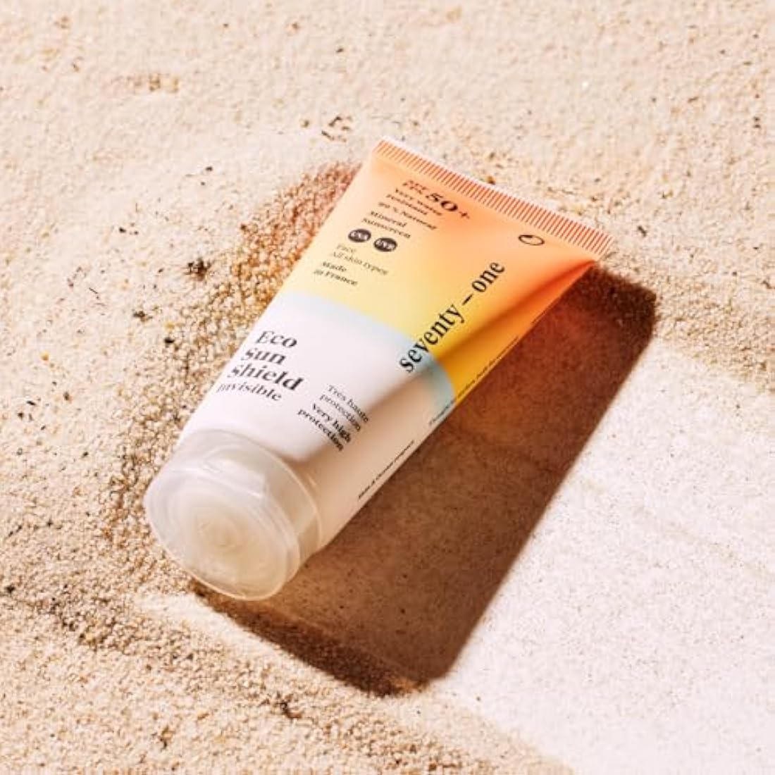 SeventyOne Percent | Eco Sun Invisible Spray SPF 50+ | Very High Sun Protection Body | UVA 25 | Vegan | Very Waterproof | 100% Mineral Filters - 99% Natural | Made in France | 100 ml
