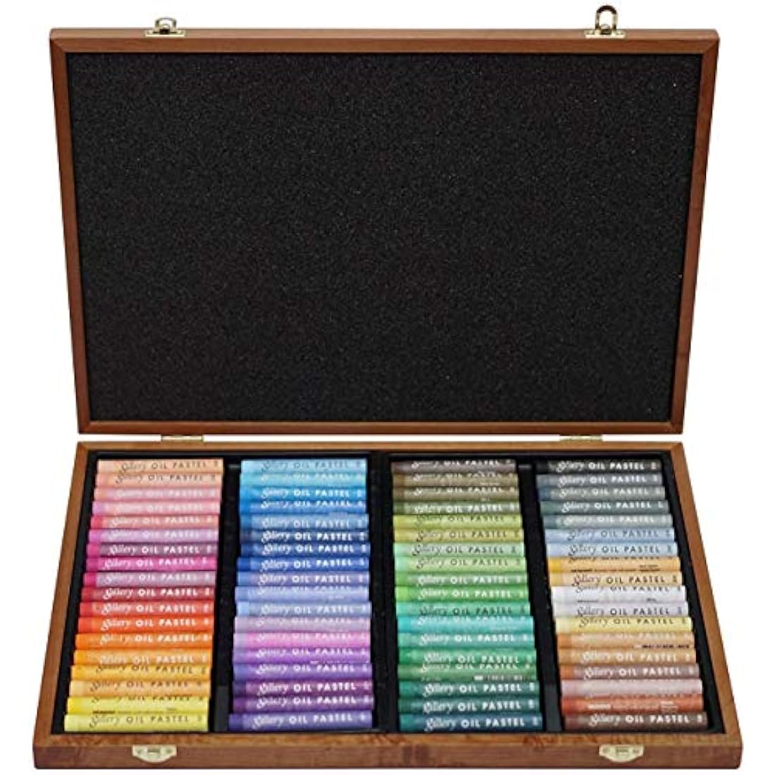 Mungyo Gallery Soft Oil Pastels Wood Box Set of 72 - Assorted Colors by Mungyo Gallery