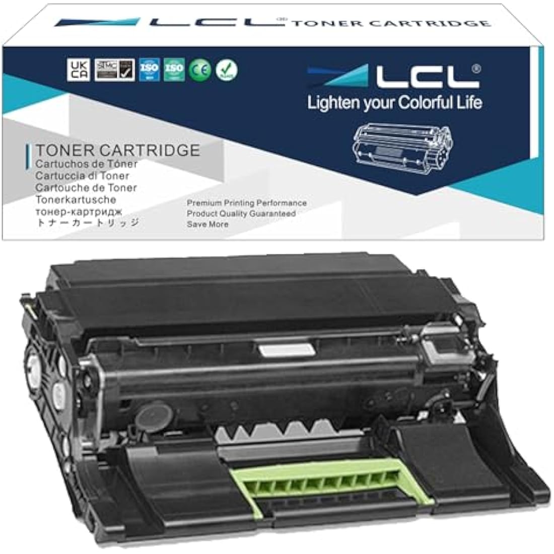 LCL Drum Unit Remanufactured 500ZA 500Z 50F0ZA0 50F0Z00 Drum (1 Drum) Replacement for Lexmark MS310 MS410 MX410 MX410de MS415 MS415DN MS510 MX510 MX511 MS610 MX610 MX611 MS317 MS417 MX517 MX617 MX417